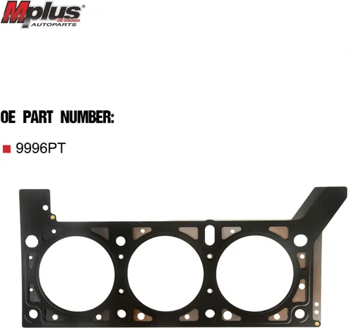 Vista 2 de MPLUS 9996PT Junta de culata compatible con 01-10 para Chrysler/para Dodge Volkswagen 3.8L OHV CGUA (lado derecho)