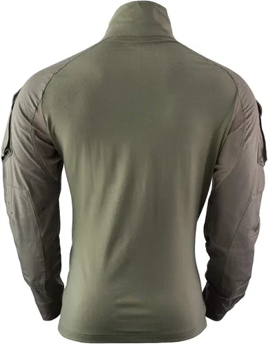 Vista 2 de Kryptek Men's Tactical Rugby Half Zip, Long Sleeve Shirt