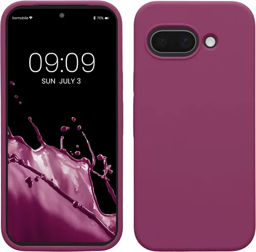 Vista 172 de kwmobile Funda Compatible con Google Pixel 6 - Funda de teléfono de silicona de TPU con acabado suave - Océano Profundo