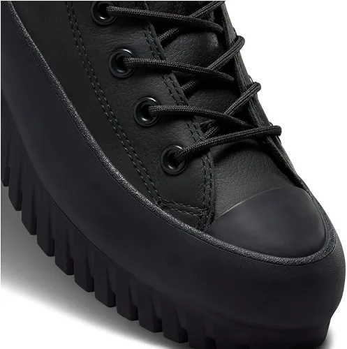 Vista 5 de Converse Chuck Taylor All Star Lugged Winter 2.0 - Zapatos unisex talla 9, color negronegromandarina atrevida, NegroNegroMandarina Negra