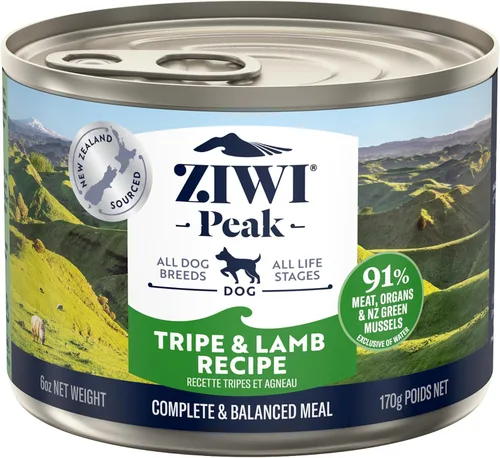 Vista 12 de ZIWI Peak - Comida enlatada para perros, completamente natural, alto contenido en proteínas, sin granos, con ingredientes limitados