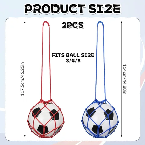 Vista 2 de 2 unidades de pelota de fútbol para entrenamiento de retorno, red de entrenamiento de fútbol para patadas de fútbol, para pelotas de tamaño 3, 4, 5