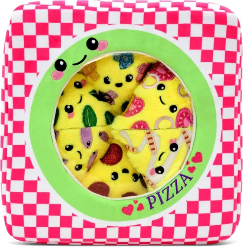 Vista 7 de iscream Juega con tu comida Kawaii Chicken Nuggets bordado acento 8 piezas 10" x 7" juego de almohada