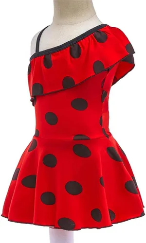 Vista 3 de Traje de baño Lito Angels Niñas Mariquita Lunares Traje de baño Traje de baño Traje de baño de una pieza