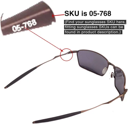 Vista 4 de Walleva - Lentes de repuesto para gafas de sol Oakley Square 8 opciones disponibles