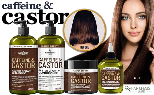 Vista 9 de Hair Chemist Acondicionador de crecimiento más rápido con cafeína y ricino, 33.8 onzas, acondicionador para el cabello para un crecimiento más