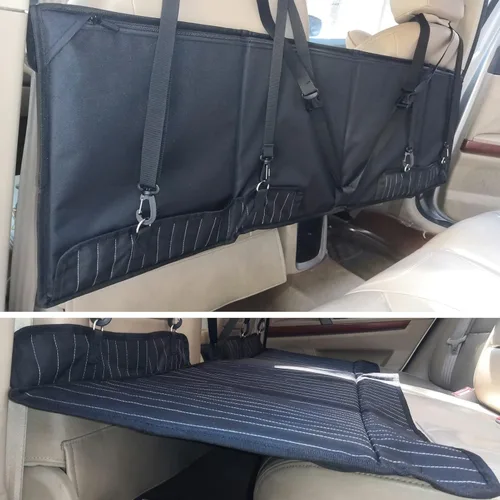 Vista 4 de colchón para auto no inflable, extensor de asiento trasero de auto, colchón portátil para SUV, colchón de auto plegable, colchón de camping