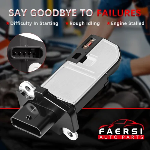 Vista 99 de Medidor de sensor de flujo de aire masivo MAF compatible con Ford con E-150 4.6L, 5.4L 2004-2014, para Ford E-150 Club Wagon 5.4L Reemplazo