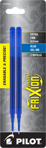 Vista 2 de Pilot FriXion, recarga para bolígrafo con tinta de gel, paquete de 3, Negro