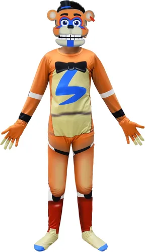 Vista 3 de Disfraz de oso para niños de Halloween para cosplay, mono Montgomery Gator con máscara de monstruo