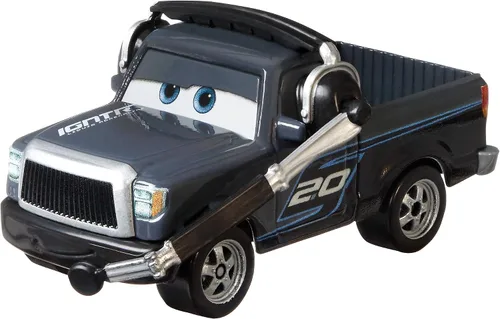 Vista 2 de Cars Disney Pixar - Paquete de 2, Ray Reverham y Laura Spinwell, vehículos favoritos de los fanáticos fundidos a presión a escala 1:55