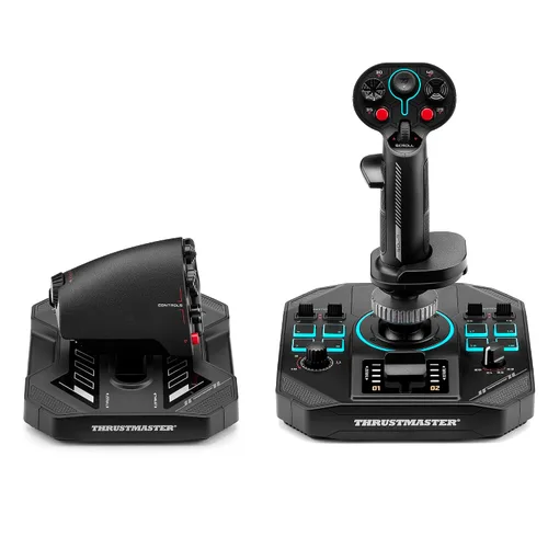 Vista 11 de Thrustmaster Sol-R1 Flight Joystick, Hall Effect Technology for Ultra-Precise Gaming, 44 Buttons Ideal for Space Flight Simulation