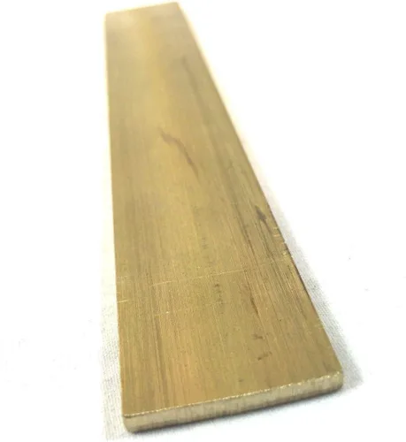 Vista 2 de Barra plana de latón de 1/8" x 1" 12" de largo sólido .125" de placa de molino Stock H02 (1/8"x1"x12")