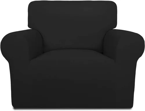 Vista 64 de PureFit Funda súper elástica para sofá reclinable con bolsillo, funda de sofá suave y antideslizante de elastano, lavable, protector de muebles