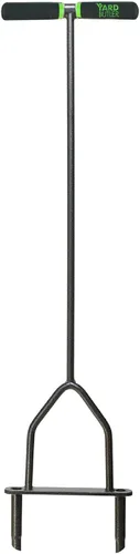 Vista 8 de Lewis Lifetime Tools M-7 C Aireador con puntas, 1 Long-Handled Aerator, Powder-Coated Steel Construction, Cushioned Handles, Easy to Use Lawn Care