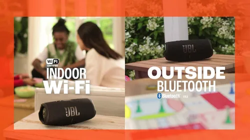 Vista 4 de JBL Charge 5 Wi-Fi - Altavoz portátil Wi-Fi y Bluetooth - Negro
