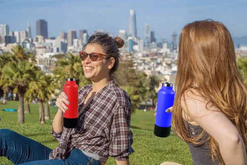 Vista 5 de Bota de silicona para botella de agua Hydro Flask de 12 a 40 onzas, bota para Stanley Cup 40 30 onzas, botas inferiores para botellas de agua Negro