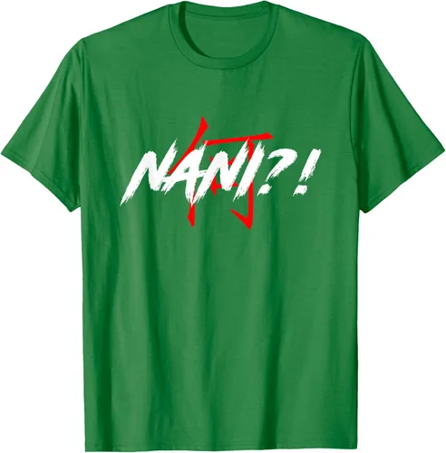 Vista 3 de Nani Meme Anime Japanese Camiseta, Negro, S