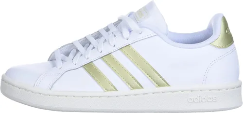 Vista 8 de adidas Grand Court - Tenis para mujer, BlancoSandy Beige MetOff White, 11