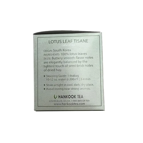 Vista 3 de Hankook Tea Hoja de loto Tisane, 25 unidades, 0.97 oz