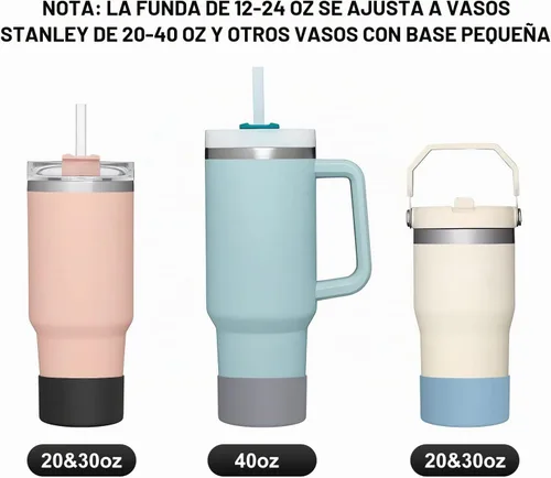 Vista 6 de CHEETAH Funda Protectora para Botella de Agua Hydroflask de 12oz - 40oz, Funda de Silicona Inferior Sin BPA, Compatible con Todas las Botellas