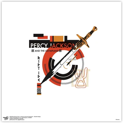Vista 9 de Trends International Gallery Pops Disney Percy Jackson and the Olympians - Póster de pared con insignia Riptide de 12.00 x 12.00 pulgadas, versión