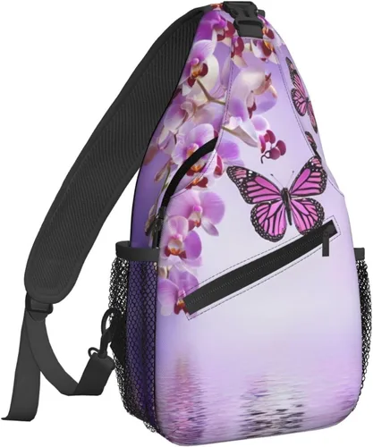 Vista 20 de Famame Mochila bandolera para el pecho, bolsa de hombro, gimnasio, ciclismo, viajes, senderismo, mochila para hombres y mujeres.., MultiColor1