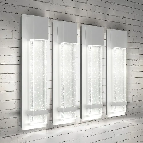 Vista 22 de ASD LED 13" Bubble Glass Wall Light Fixture, Outdoor & Indoor Seeded Sconce 3CCT, Waterproof, Dimmable, ETL Listed 12W 500LM 3000-5000K 120V