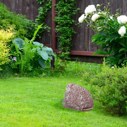 Vista 8 de Simulated Stone Key Hider Box Outdoor Garden Fake Rock Secure Extra Key Storage Safe for House Patio Hidden