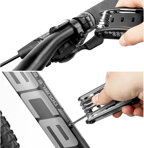 Vista 6 de WOTOW Kit de herramientas para bicicleta, multiherramienta portátil