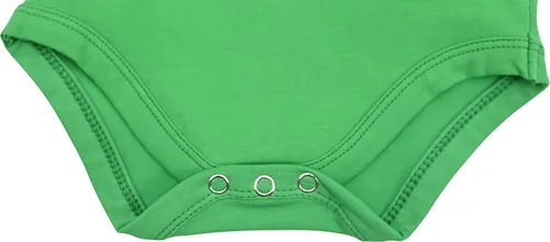 Vista 5 de Unique Baby Mameluco unisex para el día de San Patricio con texto en inglés "Who Needs L