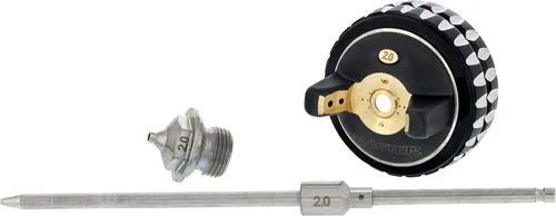 Vista 5 de Juego de aguja, boquilla de fluido y tapa de aire de 0.06 pulgadas (0.051 in) – Compatible con pistola de pulverización HVLP de alto rendimiento