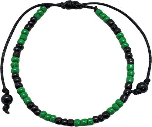 Vista 9 de Hecho a mano contra el mal de ojo orishas joyería de protección Ilde elástico elástico ajustable con cuentas unisex amuleto pulsera conjunto