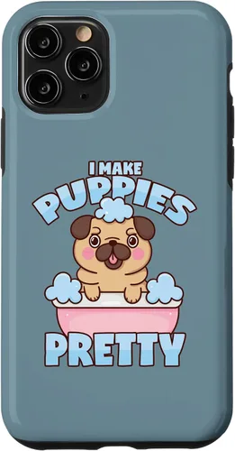 Vista 10 de iPhone 14 Dog Groomer Pug Dog Puppy Bath Dog Salon Case