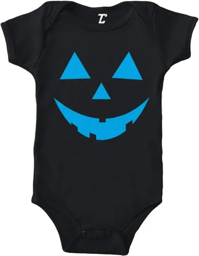 Vista 43 de Tcombo Pumpkin Face - Body Jack O' Lantern Naranja - Cara de calabaza negra
