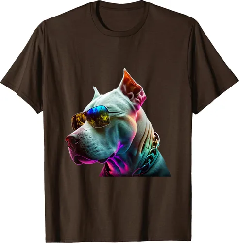 Vista 6 de Dogo Argentino Dogs Dogo Argentinos Camiseta, Negro