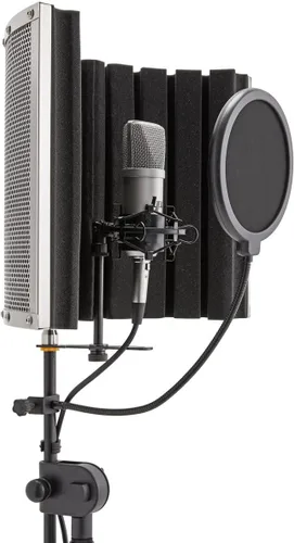 Vista 8 de PreSonus AudioBox GO - Interfaz de audio USB-C con paquete de software Studio One Artist y escudo de grabación de aislamiento con monitores