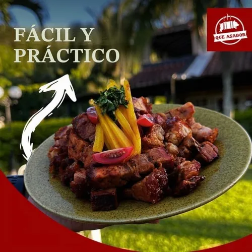 Vista 7 de Parrilla vertical 2 en 1 para ahumar (16 libras) - Acero inoxidable 304 de alta calidad - Termómetro y ventilación para barbacoa de carbón Barril