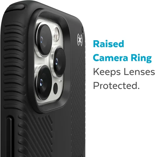Vista 4 de Speck Funda para iPhone 14 Pro Max - Protección contra caídas, resistente a los arañazos, funda delgada de doble capa para iPhone 14 Pro Max de 6.7