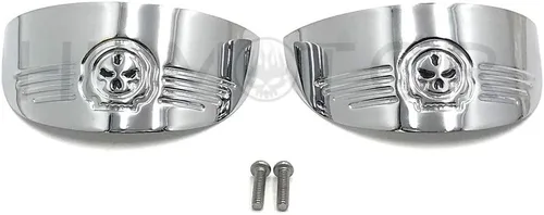 Vista 3 de HONGK - Viseras de señal de giro compatibles con Harley 86-92 FXRT/86-90 FLST/88-17 FLSTC/94-17 FLHR [B07MF8W714]