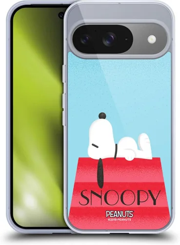Vista 79 de Head Case Designs Snoopy Deco Dreams - Funda de gel con licencia oficial de Peanuts Blue Pattern [protección de grado militar] compatible con Google