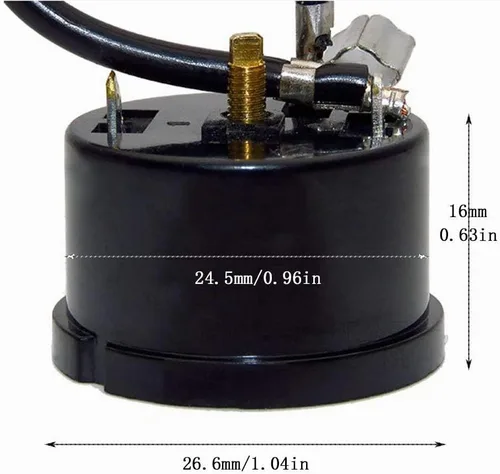 Vista 5 de E-outstanding Protector térmico de sobrecarga para compresor, 2 piezas, 1/3HP-250W, parte de repuesto de protección contra sobrecarga térmica
