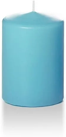 Vista 25 de yummi Caja de 12 velas redondas blancas de 3" x 4