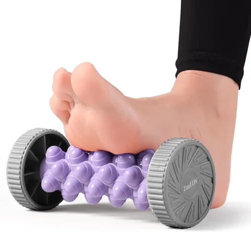 Vista 8 de ZanLLW Masajeador de pies para alivio de la fascitis plantar, masajeador manual de pies de tejido profundo para circulación, alivio del dolor
