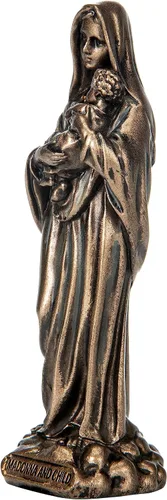 Vista 8 de BEAUTIFUL GREEK STATUES Virgen María Madre de Jesús Madonna - Estatua de bronce fundido en frío en miniatura de 3.5 pulgadas