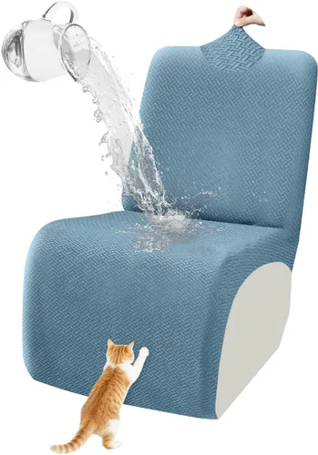 Vista 60 de ALIECOM Fundas 100% impermeables para sofá seccional reclinable, forma de L, elásticas, para esquina, funda para sofá seccional reclinable, lavable