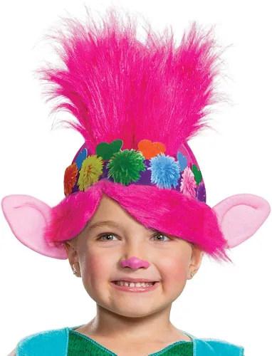 Vista 3 de Trolls World Tour - Disfraz infantil de princesa amapola
