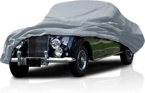 Vista 22 de USCarCover: Funda de coche de 5 capas para Cadillac CT4-V 2020-2026 Sedán 4 puertas, cobertura completa, ajuste semi personalizado, protección