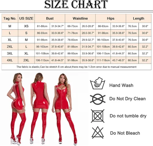 Vista 6 de FEOYA Mini vestidos de fiesta sin mangas de piel sintética para mujer
