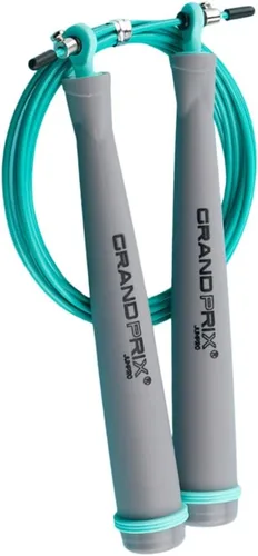 Vista 13 de Cuerda de saltar para hombres y mujeres (serie Grand Prix Ultra Speed) – Cuerda de alambre ajustable para CrossFit, boxeo y entrenamiento de fitness